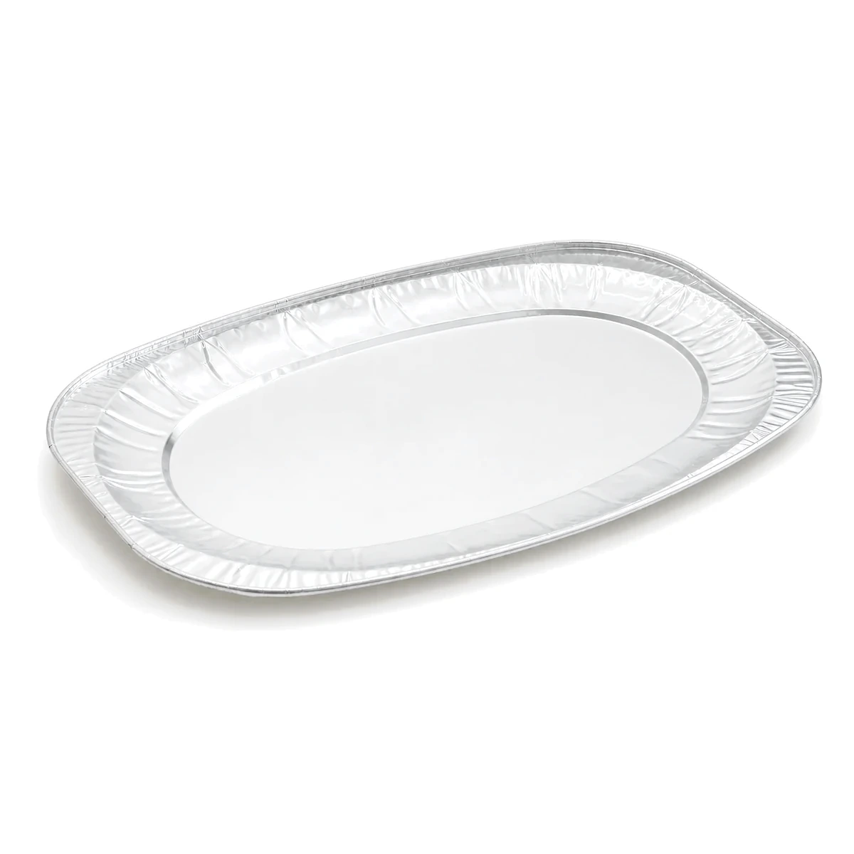 S083 Large Oval Shallow Foil Tray