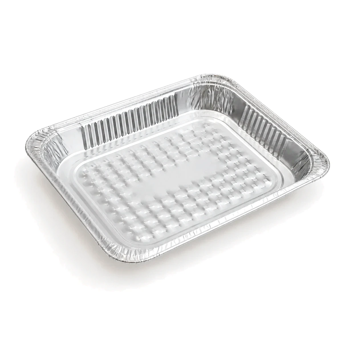 SF671D Medium-Depth Half-Size Foil Pan – Teardrop-Pattern Base