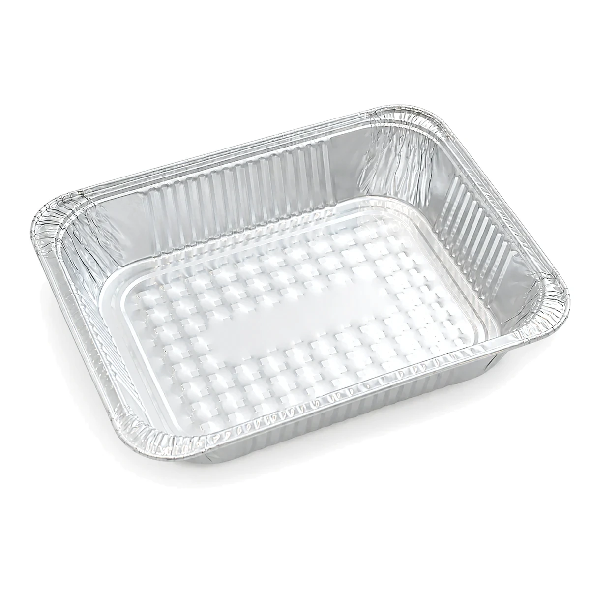 SF672C 3.5 L Deep Half-Size Foil Pan – 2-Cavity Grid-Pattern Tooling