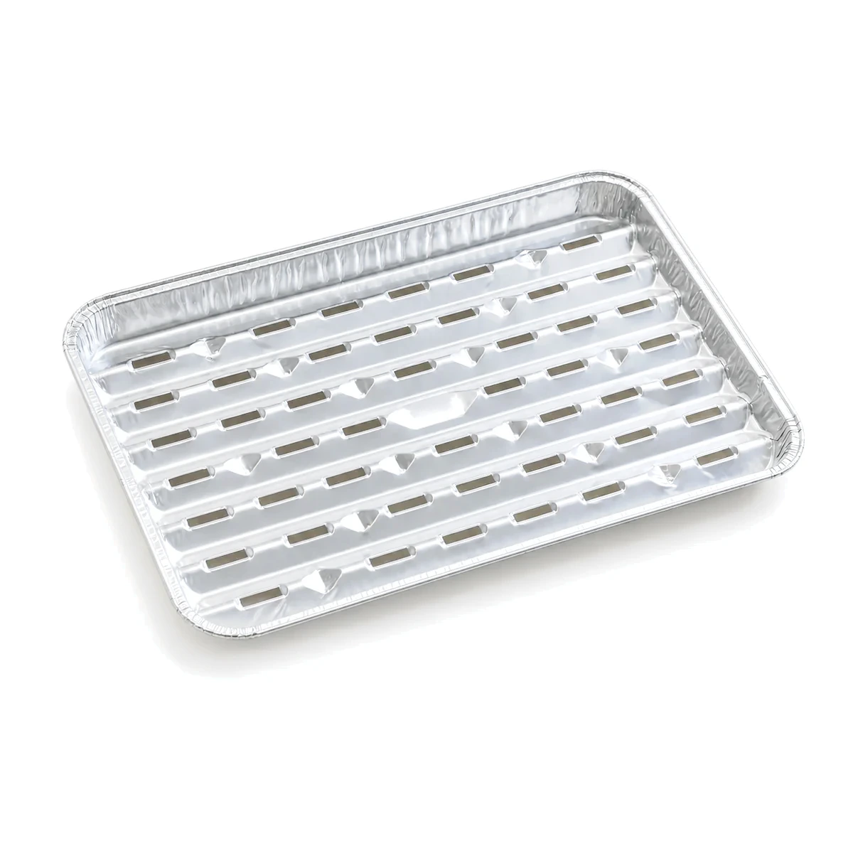 SR820 Square-Perforated Foil Grill Tray